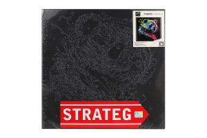 Набір д/розпису по номерах Тварини на чорному фоні 40*40см Стратег