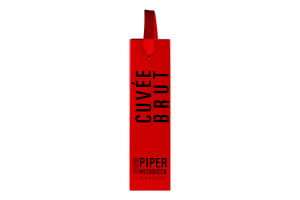 Шампанское 0.75л 12% белое брют Cuvee Piper-Heidsieck бут + бокал 2шт