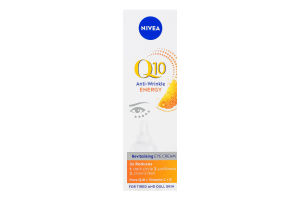 Крем для шкіри навколо очей відновлюючий проти зморщок Q10 Енергія Nivea 15мл