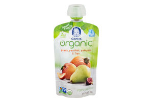 Gerber Organic Baby Food Pears, Peaches, Pumpkin & Figs