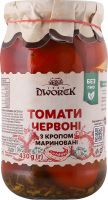 Томати червоні з кропом мариновані пастеризовані Dworek с/б 860г