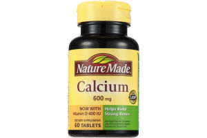Nature Made Calcium 600mg - 60 CT