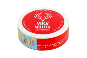 Порції нікотиновмісні з підсолоджувачами Vika Strawberry mojito 20шт
