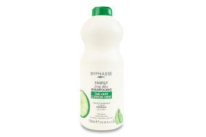 Шампунь для нормального та масного волосся з лаймом та зеленим чаєм Family Fresh Delice Byphasse 750мл
