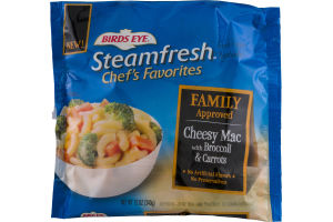 Birds Eye Steamfresh Chef's Favorites Cheesy Mac With Broccoli & Carrots