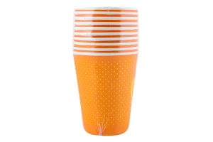 Стакани паперові Суббота 250 мл/10 шт. з малюнком