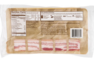 Ahold Premium Cut Sliced Bacon Hickory Smoked