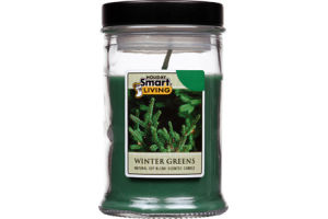 Smart Living Holiday Winter Greens Scented Candle