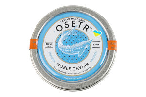 Икра сибирского осетра зернистая Noble caviar Osetr в/с ж/б 50г