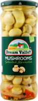 Шампиньоны маринованные деликатесные отборные целые стерилизованные Dream Valley с/б 500г