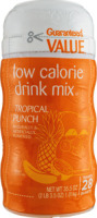 Guaranteed Value Drink Mix Tropical Punch Low Calorie