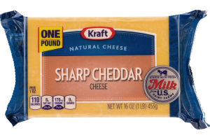Kraft Natural Cheese Sharp Cheddar