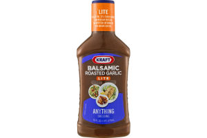 Kraft Balsamic Roasted Garlic Lite Anything Dressing
