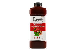 Наповнювач фруктовий пастеризований Полуниця-маракуйя-м'ята Loft п/пл 1.25кг