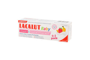 Паста зубная для детей 0-2лет Антикариес&Защита от сахарных кислот Baby Lacalut 55мл