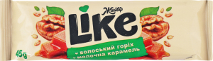 Конфеты Грецкий орех-молочная карамель Like Жайвір м/у 45г