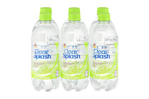 Ahold Clear Splash Key Lime - 6 PK