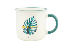 Чашка Листя 380мл кераміка