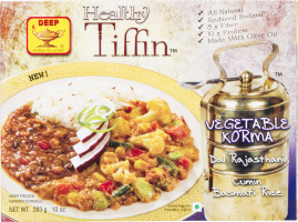Deep Healthy Tiffin Vegetable Korma Dal Rajasthani Cumin Basmati Rice