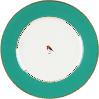 Тарілка PIP Studio LoveBirds смарагдова 21см