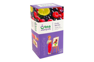 Чай черный ароматизированный с добавлением растительного сырья Фруктовые ягоды Tea Moments к/у 22х1.8г