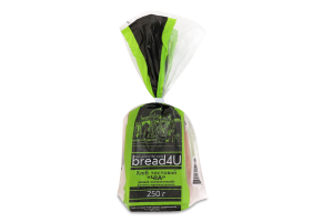 Хліб половинка в нарізці тостовий Чіа Bread4U м/у 250г