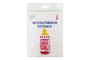 Кулька фольгована З Народженням донечки Коляска 18" 3202-2982 Весела витівка