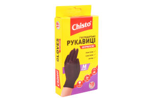 Перчатки нитриловые М Chisto 10шт