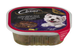 Cesar Home Delights Grilled Ribeye Steak Flavor With Potatoes & Vegetables