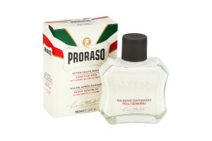 Бальзам после бритья для чувствительной кожи с экстрактом зеленого чая и овса Proraso 100мл