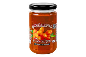 Фрукты протертые с сахаром Облепиха Здорова родина с/б 350г