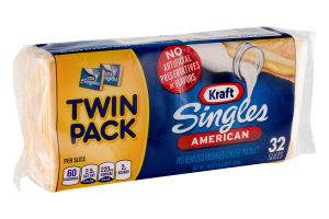 Kraft Singles Twin Pack American - 32 CT