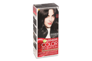 Крем-краска для волос Color Sensation Черный бриллиант №2.0 Garnier