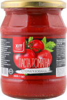 Паста томатная 25% Хіт продукт в/с с/б 465г