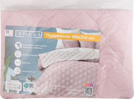 Покрывало двухстороннее 180х210см №233383 Стиль cube Ideia 1шт
