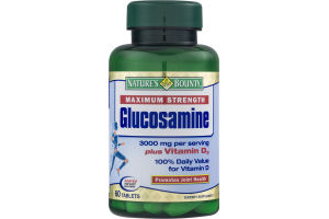 Nature's Bounty Maximum Strength Glucosamine Tablets - 60 CT