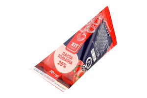 Паста томатная 25% стерилизованная Хіт продукт в/с т/п 70г