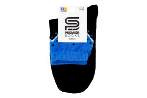 Шкарпетки жіночі напіввовна з пухнастої пряжі з малюнок класичні р.23-25 Premier Socks