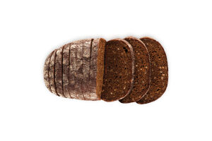 Хліб половинка в нарізці з насінням соняшника Зерновий Добрий м/у 0.4кг