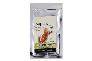 Шампунь д/котів Барсик репелентної дії 15мл саше ПроВет