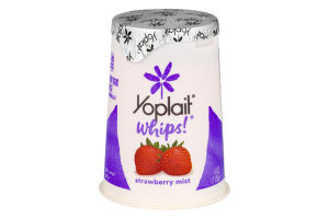 Yoplait Whips! Lowfat Mousse Yogurt Strawberry Mist