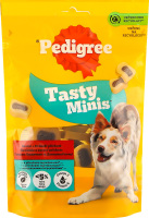 Корм сухой дополнительный для взрослых собак С говядиной и домашней птицей Tasty minis Pedigree д/п 155г