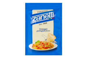Сир 32% твердий тертий витриманий Zanetti д/п 100г