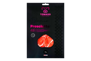 Прошутто нарезка 48мес Tomaso к/у 70г