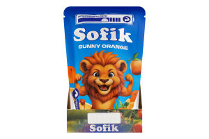 Напиток соковый безалкогольный негазированный со вкусом апельсина Sunny orange Sofik д/п 200мл