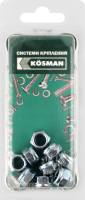 Гайка стопорна М8 4шт блістер Косман