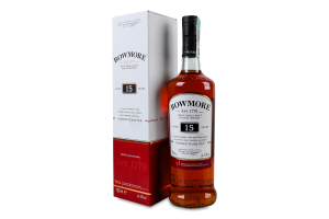 Віскі 0.7л 43% односолодове 15YO Bowmore к/у