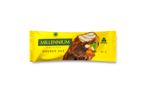 Мороженое сливочное ескимо Golden Nut Millennium Рудь м/у 80г