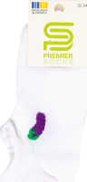 Шкарпетки підліткові ультракороткі р.20-24 на картонці Premier Socks