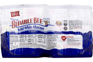 Bumble Bee Solid White Albacore in Water - 6 CT